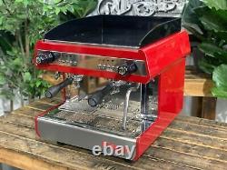 Machine à café expresso commerciale compacte Astoria Tanya 2 Group, couleur rouge, pour café