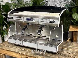 Machine à café expresso professionnelle en gros de fournisseur blanc à deux groupes Wega Concept