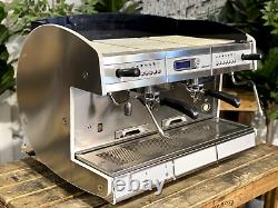 Machine à café expresso professionnelle en gros de fournisseur blanc à deux groupes Wega Concept