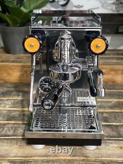 Machine à espresso Profitec Pro 400 PID neuve, 1 groupe, en acier inoxydable et jaune