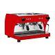 Nouvelle Machine à Café Commerciale à 2 Groupes En Liquidation Rouge Rubis