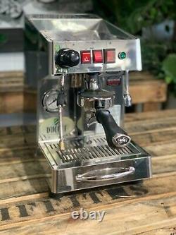 Royal Junior Semi-automatique 1 Groupe En Acier Inoxydable Espresso Machine À Café Vente