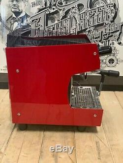 Sab Nobel 1 Red Group Espresso Machine À Café Café Commercial Home Office Réservoir