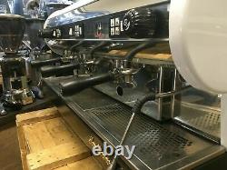 Saint-marin Lisa 3 Groupe White Espresso Machine À Café Commercial En Gros Café