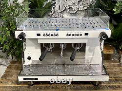 San Remo Zoe Concours High Cup 2 Groupe Nouveau White Espresso Café Machine À Café