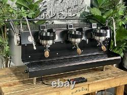 Synesso Sabre 3 Groupe Black & Brown Pesado Poignées Espresso Machine À Café