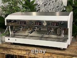 Wega Atlas 3 Groupe Blanc Espresso Machine À Café Commercial Café Haricots Barista
