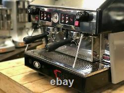 Wega Atlas Compact 2 Groupe Black Grey Espresso Machine À Café Panier Commercial
