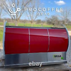 Wega Concept 2 Groupe Red Commercial Espresso Machine