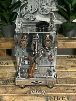 Wega Mininova Group Classic 1 Marque Accents Bois Machine À Café Espresso