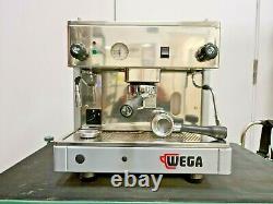 Wega Pegaso 1 Groupe Semi Auto Espresso Coffee Machine Silver & Chrome