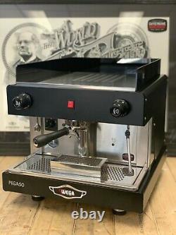 Wega Pegaso 1 Groupe Semi Automatic Brand New Black Espresso Coffee Machine Homw