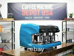 Wega Polaris 2 Group Dans Lagoon Blue Commercial Espresso Coffee Machine