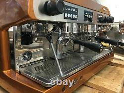Wega Polaris 2 Groupe Bronze Espresso Machine À Café Commercial Cafe Barista Cup