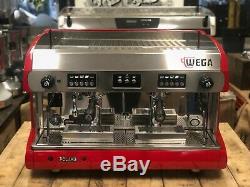Wega Polaris 2 Groupe De Haut Red Cup Espresso Machine À Café Commercial Cafe Bar