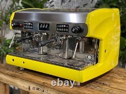 Wega Polaris 2 Groupe High Cup Jaune Espresso Machine À Café Commercial Personnalisé