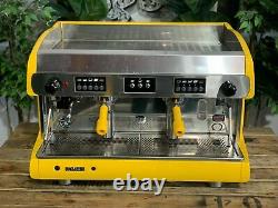 Wega Polaris 2 Groupe High Cup Poignées Jaune Espresso Machine À Café Sur Mesure