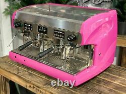 Wega Polaris 2 Groupe Hot Pink Espresso Machine À Café Sur Mesure