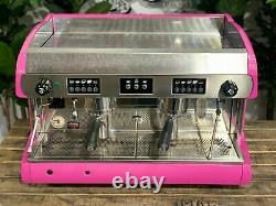 Wega Polaris 2 Groupe Hot Pink Espresso Machine À Café Sur Mesure