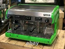 Wega Polaris 2 Groupe Lime Green Espresso Machine À Café Commercial Cafe Accueil