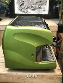 Wega Polaris 3 Aspect Métallique Groupe Vert Espresso Machine À Café De Commerce En Gros