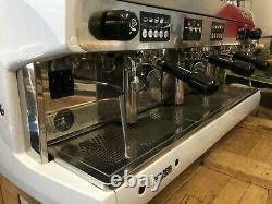 Wega Polaris 3 Groupe De Haut Coupe Blanc Espresso Machine À Café Restaurant Cafe