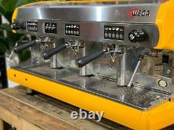Wega Polaris 3 Groupe High Cup Jaune Espresso Machine À Café Commercial Café
