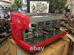 Wega Polaris 3 Groupe High Cup Red Espresso Coffee Machine Commercial Cafe Bar