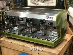 Wega Polaris 3 Groupe Metallic Green Espresso Machine À Café Commerciale En Gros