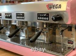 Wega Polaris 3 Groupe Pink Espresso Machine À Café Sur Mesure Commercial Vente En Gros