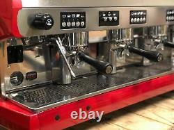 Wega Polaris 3 Groupe Red Espresso Machine À Café Commercial Cafe Barista Cup