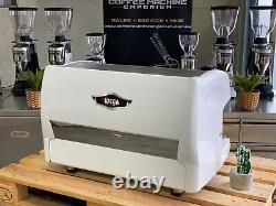 Wega Polaris Low Cup 2 Groupe Commercial Espresso Machine À Café Matt White