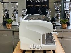 Wega Polaris Low Cup 2 Groupe Commercial Espresso Machine À Café Matt White