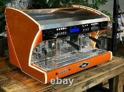 Wega Polaris Tron 2 Groupe Orange Tout Nouveau Espresso Coffee Machine Commercial