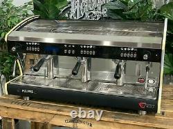Wega Polaris Tron 3 Groupe Black Espresso Machine À Café Commercial En Gros Bar